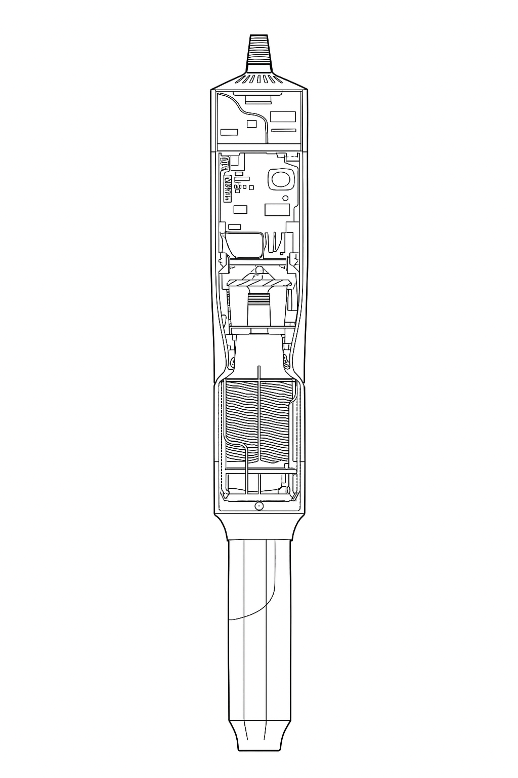 Multistyler 5w1 z lokówką Niebiesko-pomarańczowy